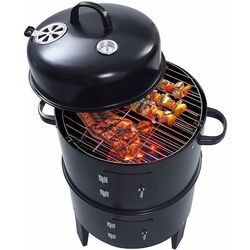 Гриль-коптильня 3в1 Procart BBQ19 (Black) Thumb