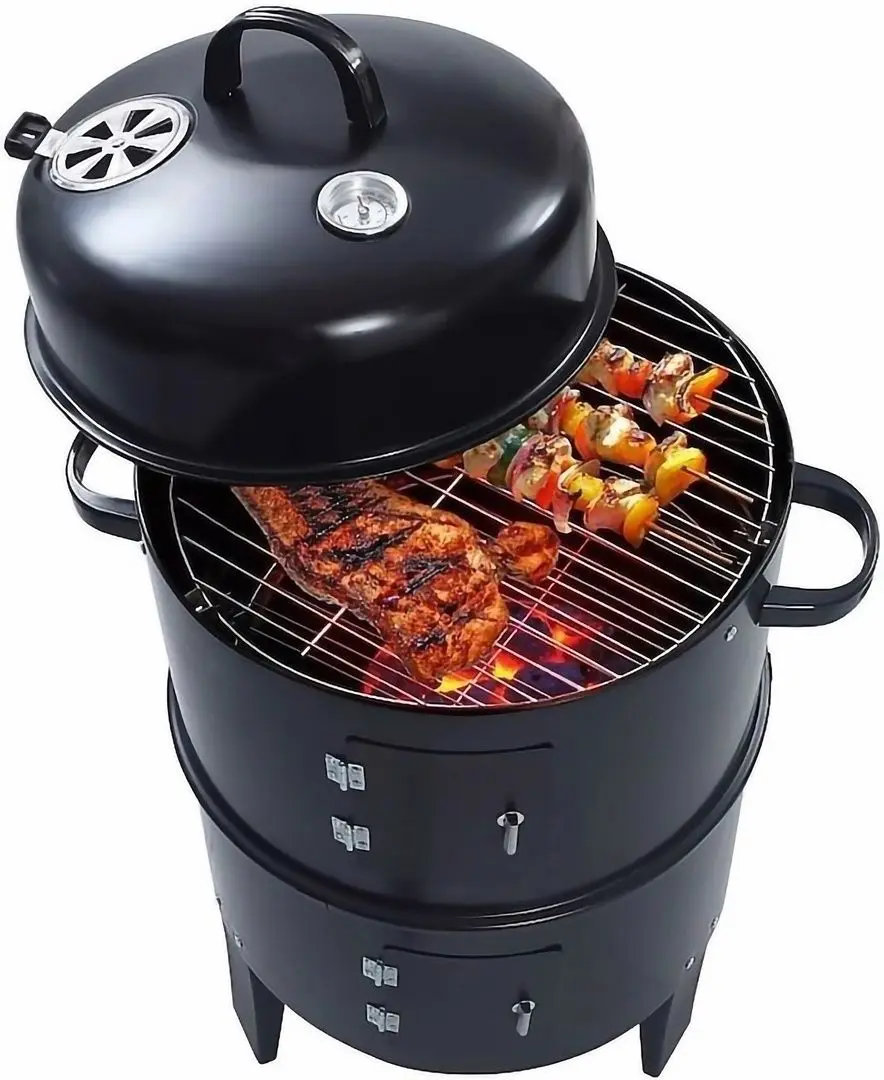 Гриль-коптильня 3в1 Procart BBQ19 (Black) - 6