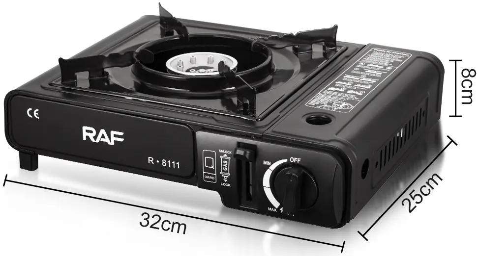 Aragaz pentru camping RAF R.8111 (Black)