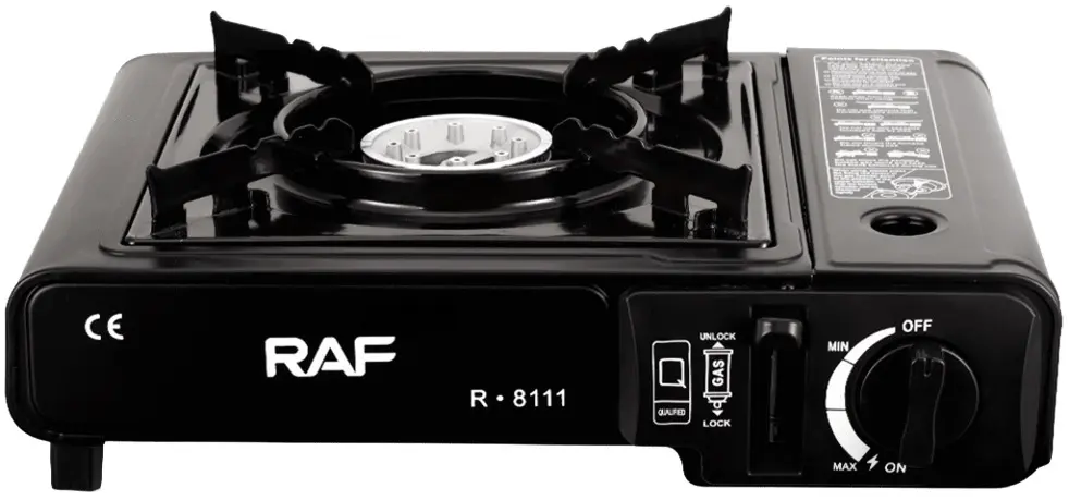 Aragaz pentru camping RAF R.8111 (Black)