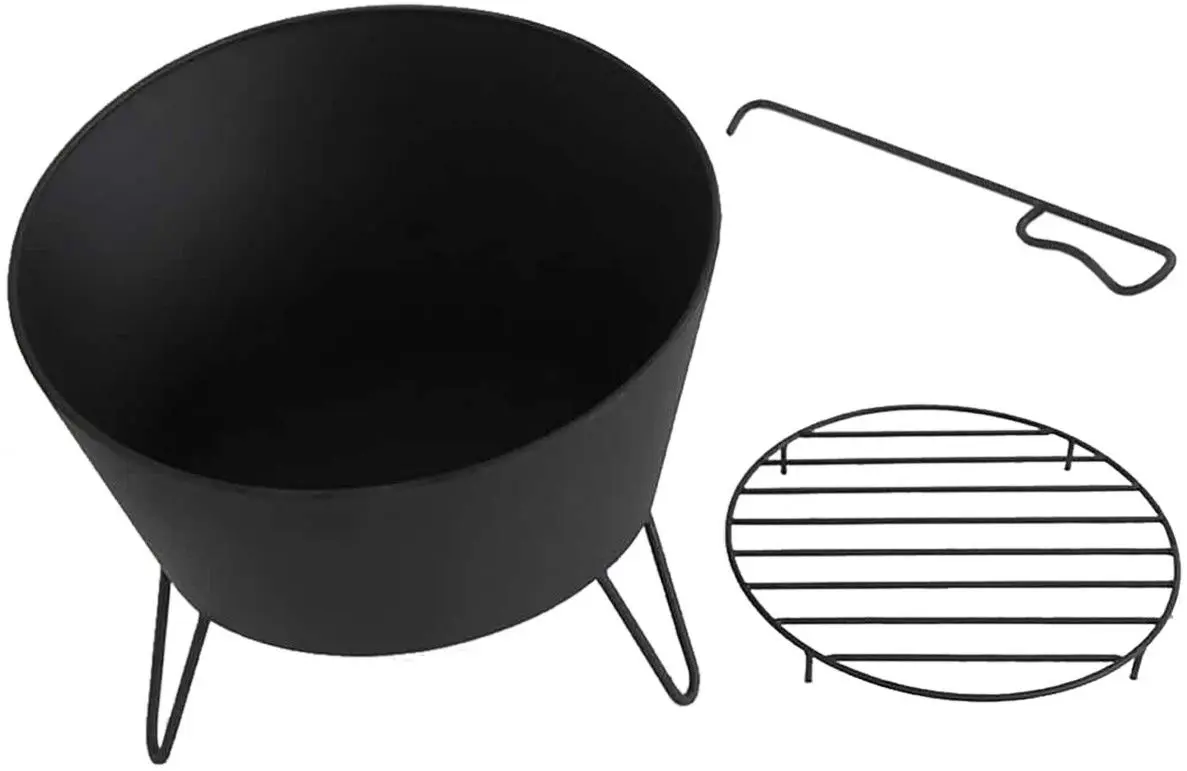 Gratar cu vatra Saska Garden 1031125 (Black) - 3