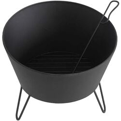 Gratar cu vatra Saska Garden 1031125 (Black)