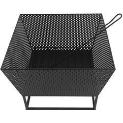 Gratar cu vatra Saska Garden 1031132 (Black)