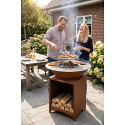 Gratar cu vatra Strend Pro Fiesta 2211865 (Rust/Inox) Thumb