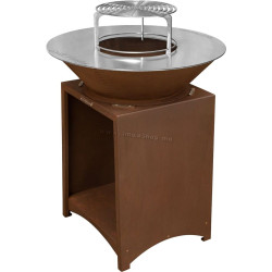Gratar cu vatra Strend Pro Fiesta 2211865 (Rust/Inox)