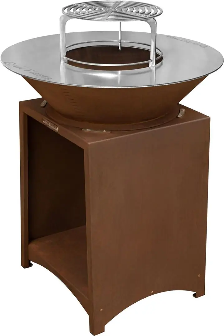 Gratar cu vatra Strend Pro Fiesta 2211865 (Rust/Inox)