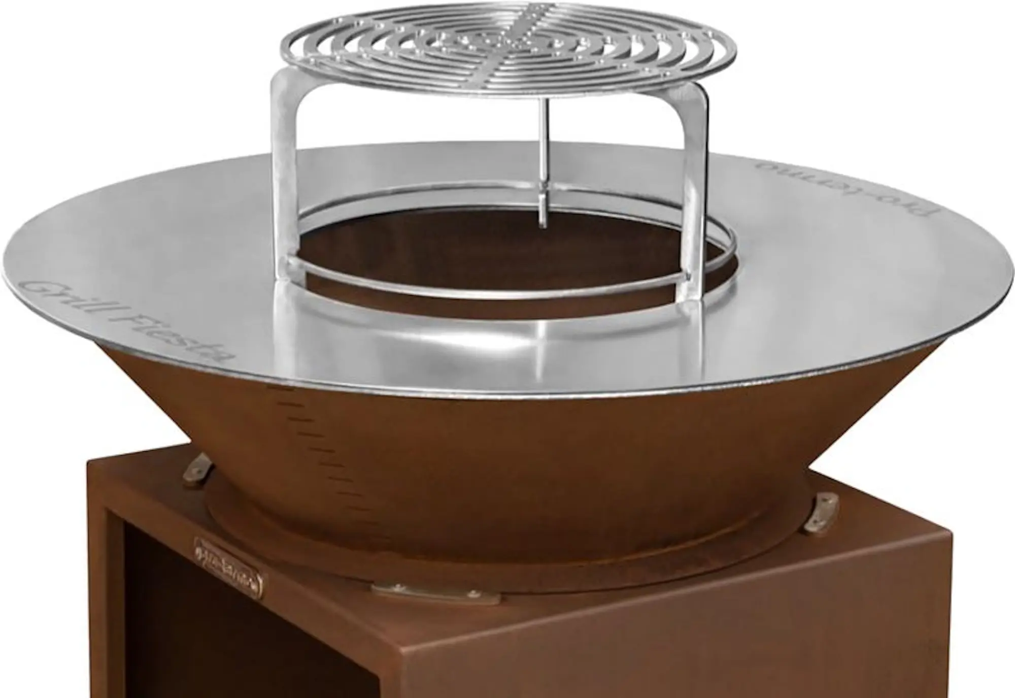 Gratar cu vatra Strend Pro Fiesta 2211865 (Rust/Inox) - 2