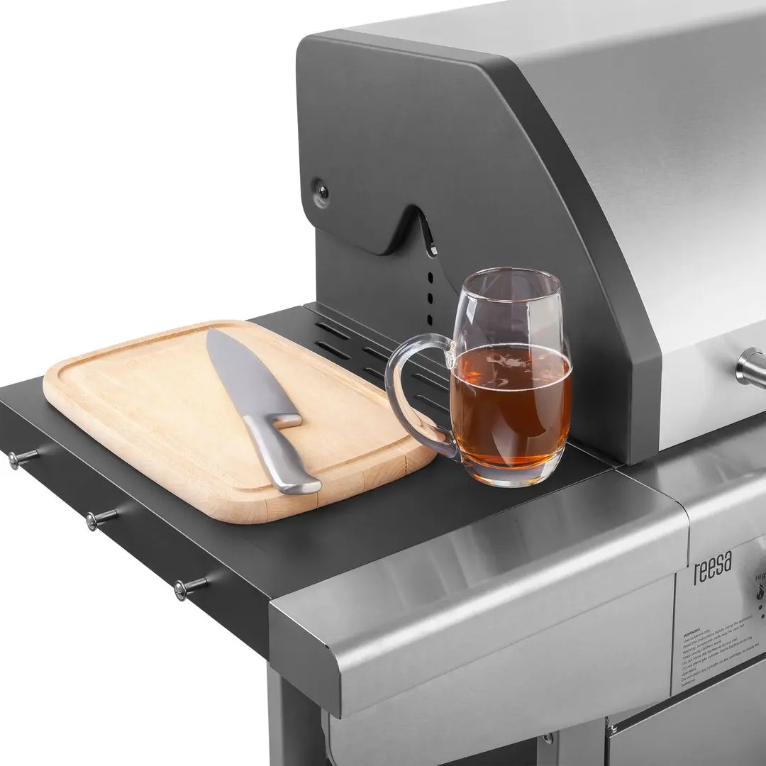 Gratar pe gaz Teesa BBQ 3000 Master (Silver) - 9