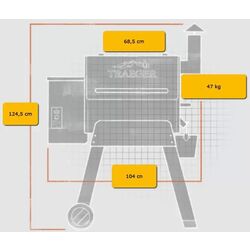 Gratar Traeger Pro Series 22 (Black) Thumb