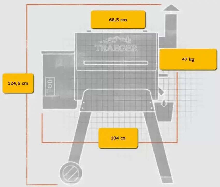 Gratar Traeger Pro Series 22 (Black) - 7