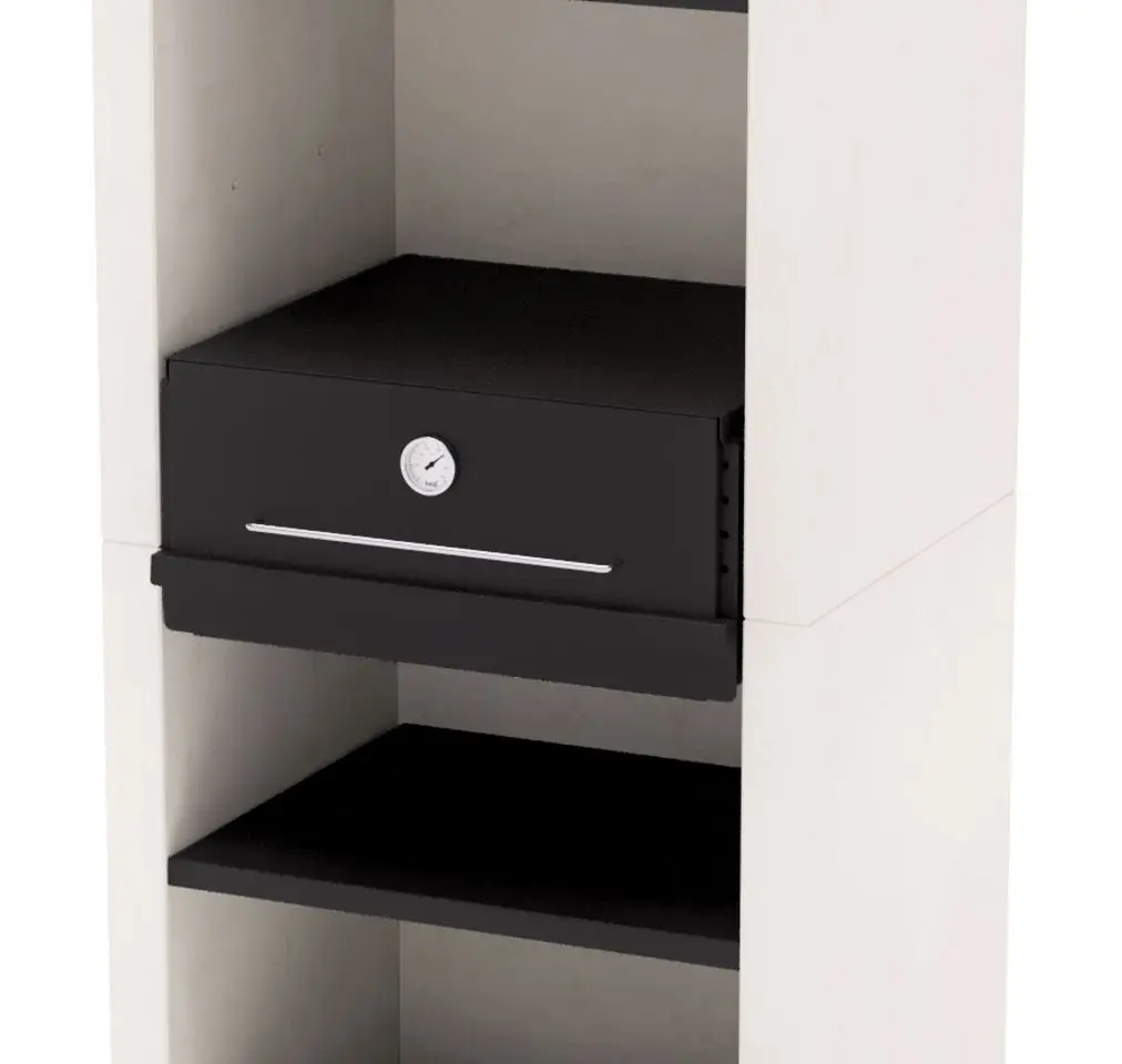 Gratar cu cuptor de pizza Tuozi Sud Plus (Black/White) - 2