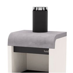 Gratar cu cuptor de pizza Tuozi Sud Plus (Black/White) Thumb