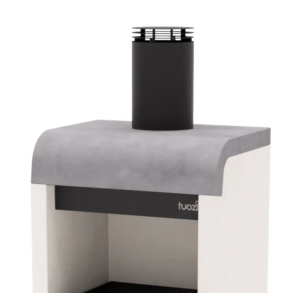 Gratar cu cuptor de pizza Tuozi Sud Plus (Black/White) - 3