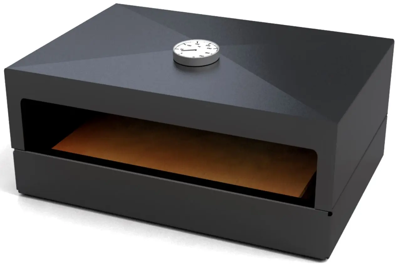 Gratar cu cuptor de pizza Tuozi Sud Plus (Black/White) - 4