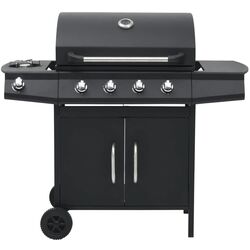 Gratar pe gaz VidaXL 310105 (Black) Thumb