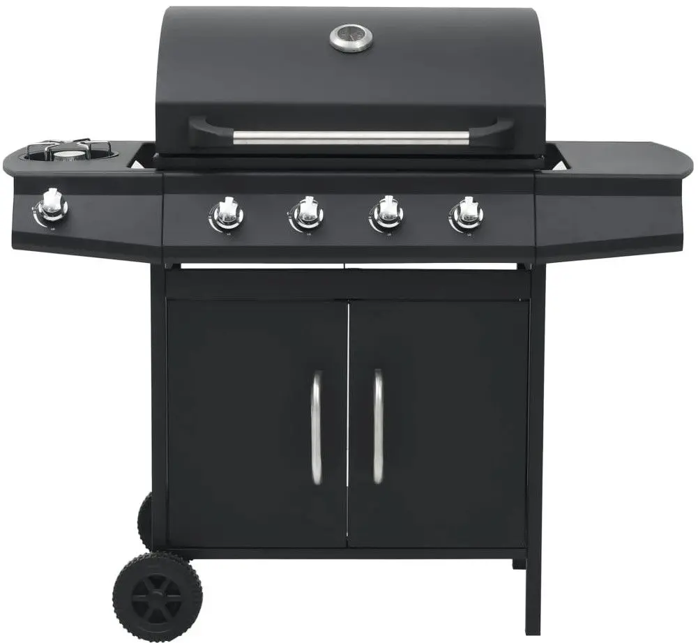 Gratar pe gaz VidaXL 310105 (Black)