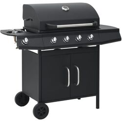 Gratar pe gaz VidaXL 310105 (Black) Thumb