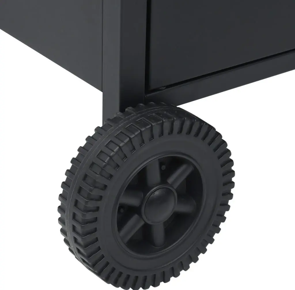 Gratar pe gaz VidaXL 310105 (Black)