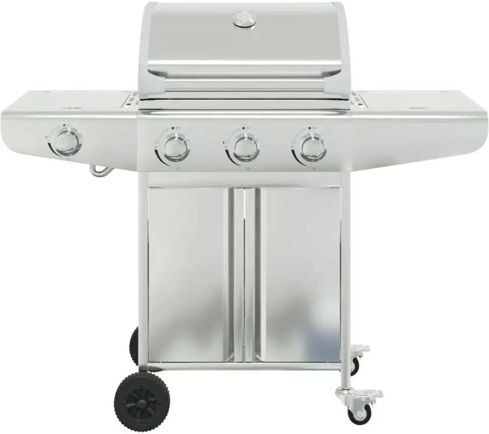 Gratar pe gaz VidaXL 367590 (Inox)