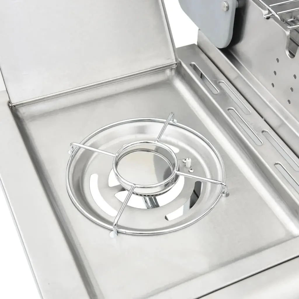 Gratar pe gaz VidaXL 367590 (Inox)