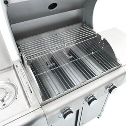 Gratar pe gaz VidaXL 367590 (Inox) Thumb