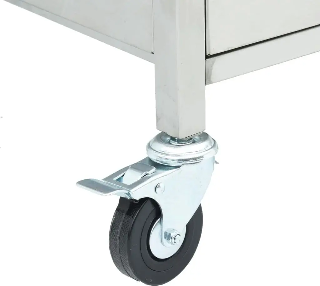 Gratar pe gaz VidaXL 367590 (Inox)