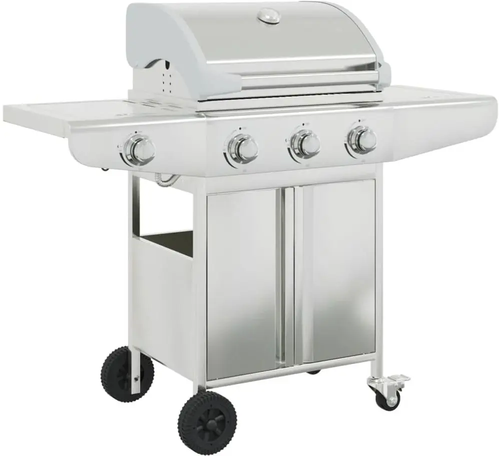 Gratar pe gaz VidaXL 367590 (Inox)