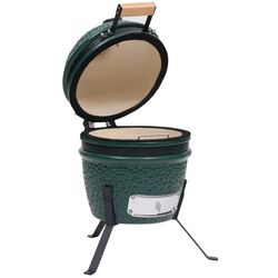 Gratar cu afumatoare 2in1 VidaXL 316094 (Green) Thumb