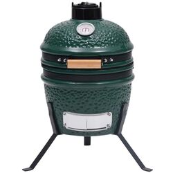 Gratar cu afumatoare 2in1 VidaXL 316094 (Green)