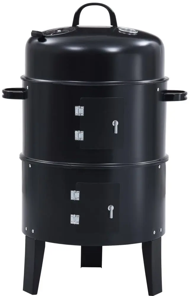 Гриль-коптильня 3в1 VidaXL 46613 (Black)