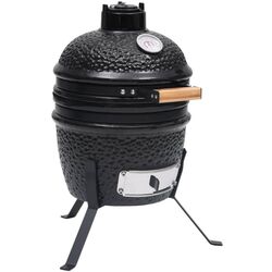 Gratar cu afumatoare VidaXL 316093 (Black) Thumb