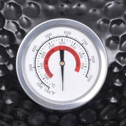 Gratar cu afumatoare VidaXL 316093 (Black) Thumb