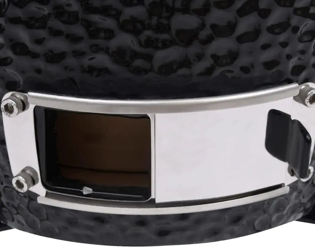 Gratar cu afumatoare VidaXL 316093 (Black)