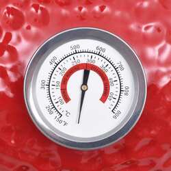 Gratar cu afumatoare VidaXL 316095 (Red) Thumb