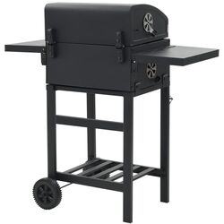 Gratar-afumatoare VidaXL 44280 (Black) Thumb