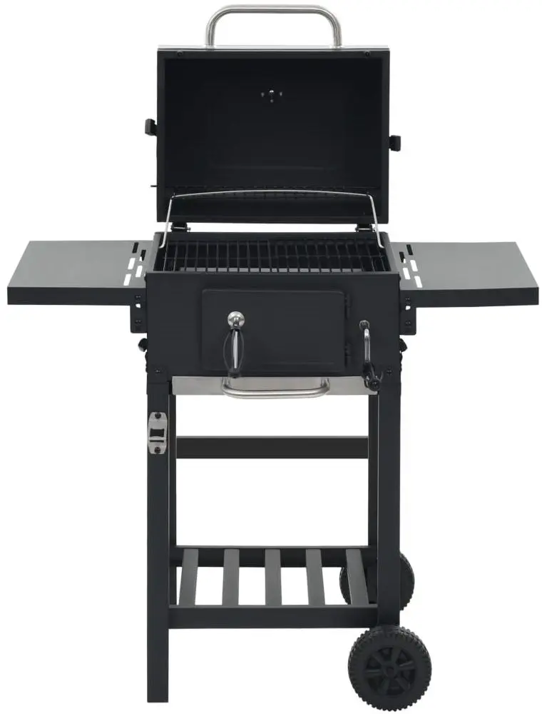 Gratar-afumatoare VidaXL 44280 (Black)