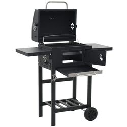 Gratar-afumatoare VidaXL 44280 (Black) Thumb