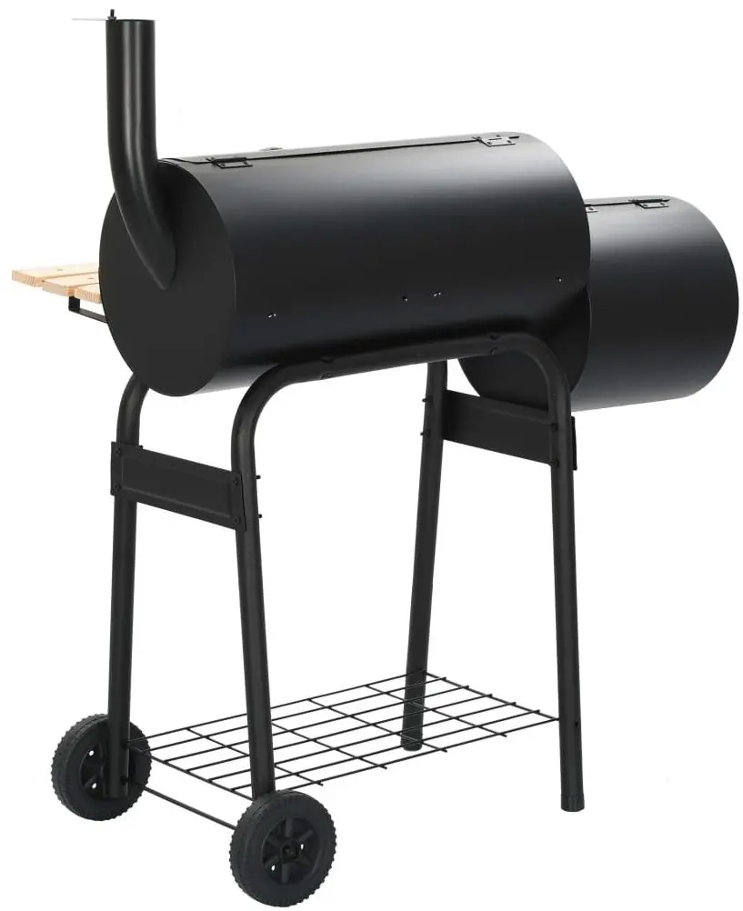 Gratar-afumatoare VidaXL 45365 (Black) - 3