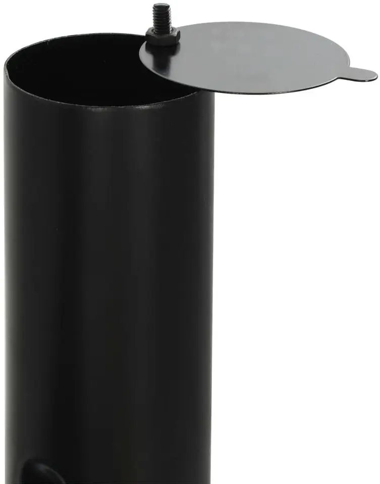 Gratar-afumatoare VidaXL 45365 (Black) - 5