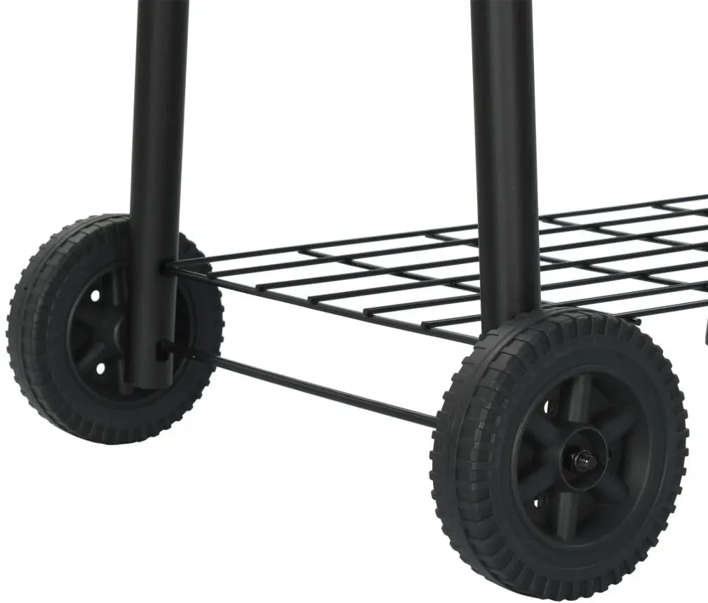 Gratar-afumatoare VidaXL 45365 (Black) - 7