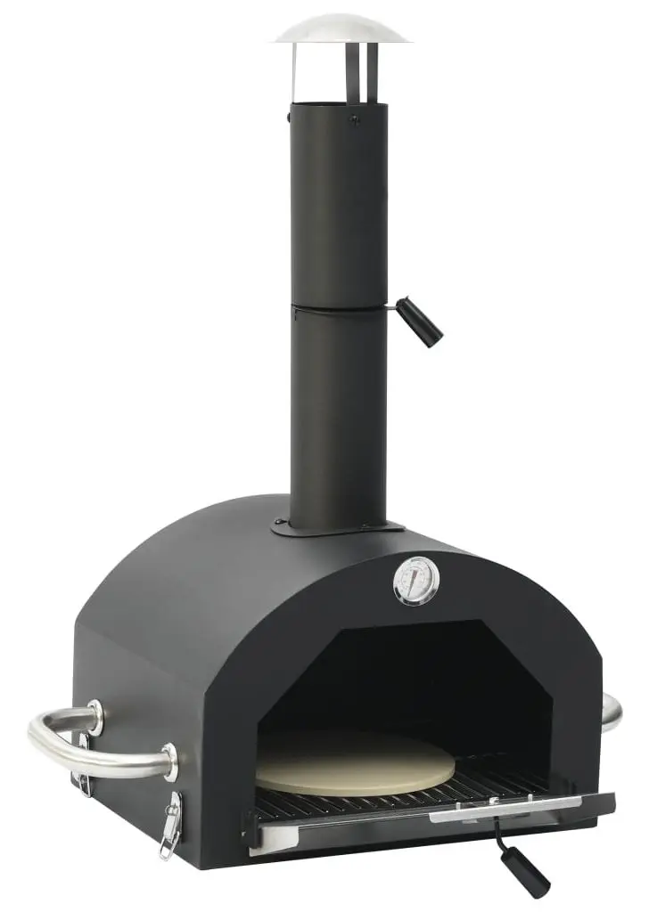 Гриль + печь для пиццы 3в1 vidaXL 3079733 (Black) - 8