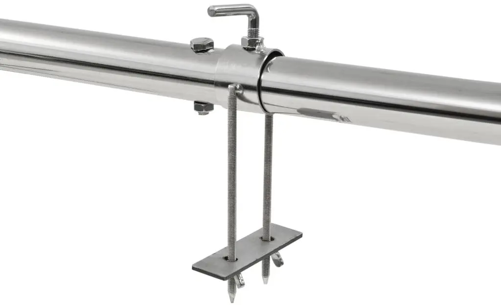 Гриль vidaXL 319970 (Inox/Black)