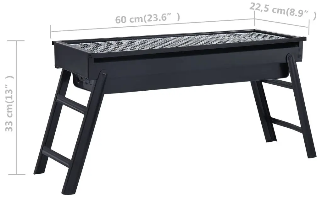 Gratar VidaXL 46610 (Black)