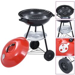 Gratar VidaXL 46611 (Black/Red) Thumb