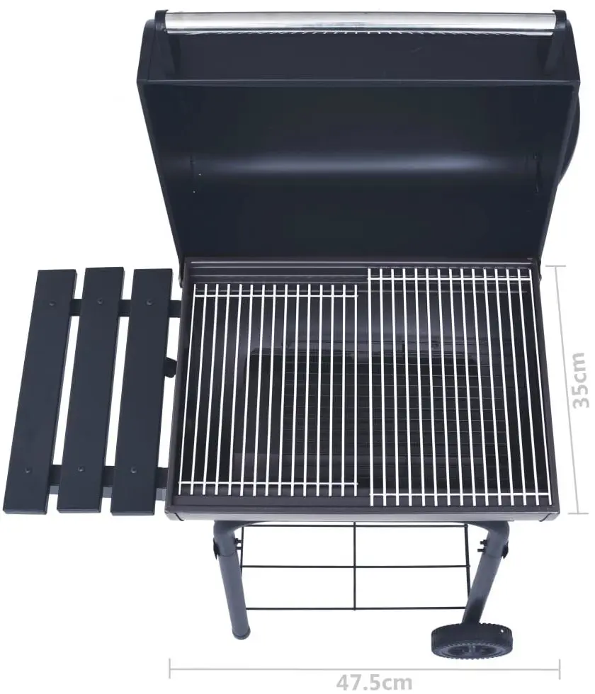 Gratar VidaXL 46649 (Black)