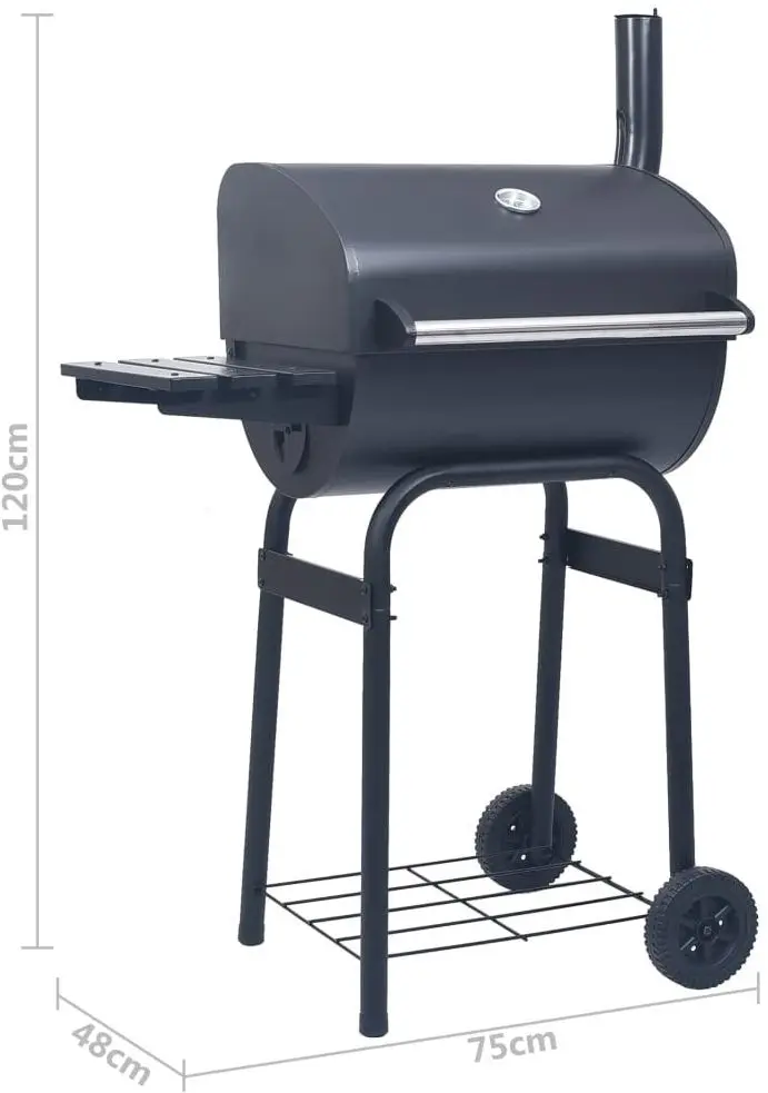 Gratar VidaXL 46649 (Black)