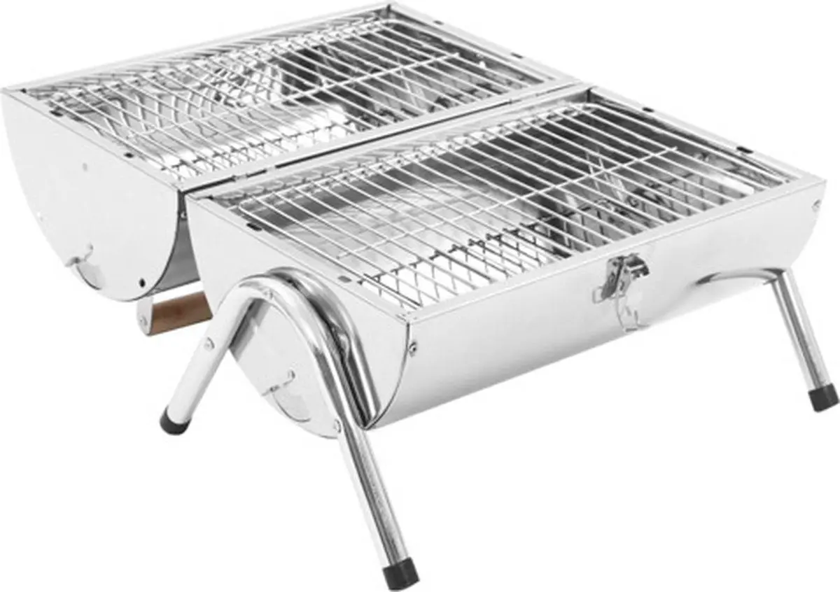 Гриль VidaXL 47852 (Inox) - 2