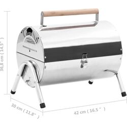 Гриль VidaXL 47852 (Inox) Thumb