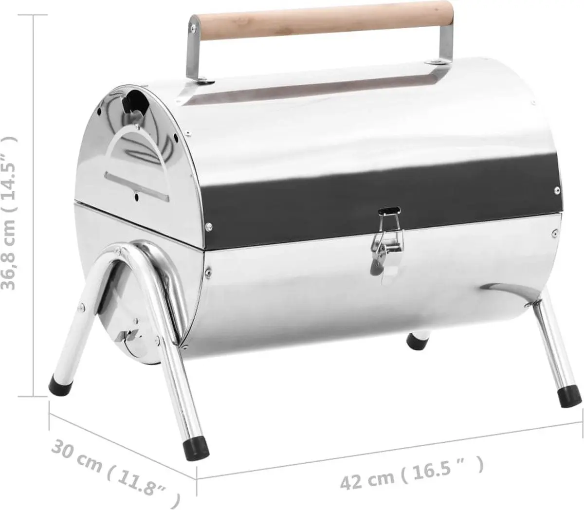 Гриль VidaXL 47852 (Inox) - 8