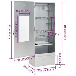 Afumatoare VidaXL 3200750 (Inox) Thumb